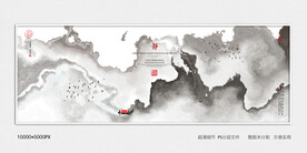 中国风玄关意境装饰画