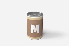 金属不锈钢罐包装样机PSD