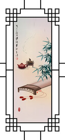 高清分层透明底平开门打印图