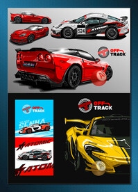 矢量手绘超跑系列