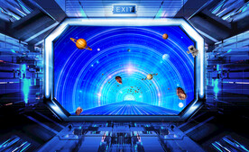 酒吧KTV星空背景墙