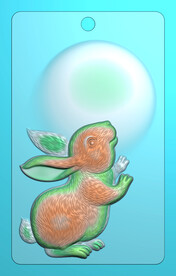 玉兔捧月简约款