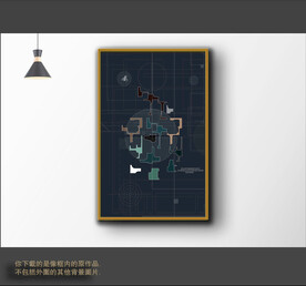 罗马古典色块抽象画