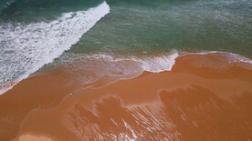 4K航拍中国三亚万宁日月湾