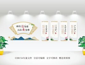 廉洁廉政文化墙
