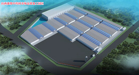 工厂规划设计案例鸟瞰图