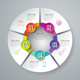 多彩数据信息图表