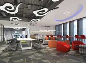 办公室休闲区效果图