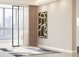 现代客厅空场景