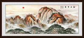 泰山日出五岳独尊