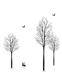 高清分层透明底推拉门打印图