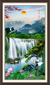 玄关山水画