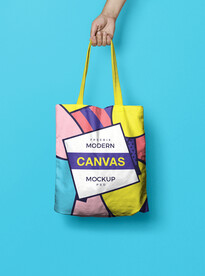手提袋帆布袋样机效果图