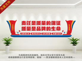企业质量文化墙