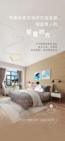 地产套房主卧价值点微信海报系列