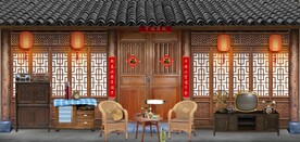 复古怀旧80后90后童年背景墙