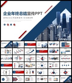 企业年终工作汇报PPT