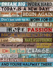 复古木板装饰画