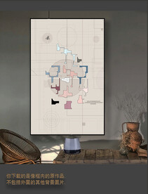 罗马古典色块抽象画