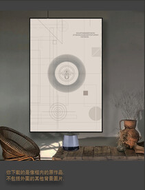 罗马古典色块抽象画