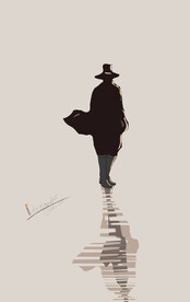 罗马古典色块抽象画