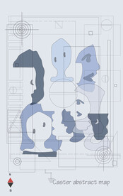 罗马古典色块抽象画