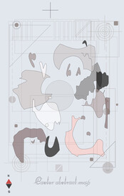 罗马古典色块抽象画