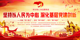 创新典型活动展板