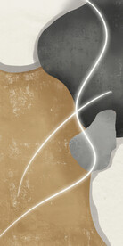 装饰画 抽象油墨画 彩绘