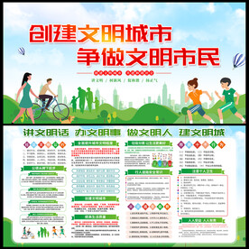 文明城市宣传栏
