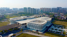 清远广清城轨清城站航拍