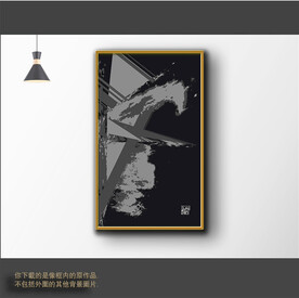 新中式简约抽象装饰画