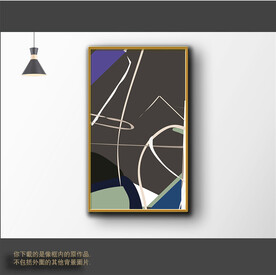 新中式简约抽象装饰画