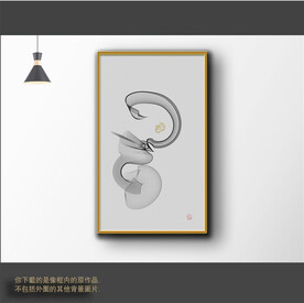 新中式简约抽象装饰画