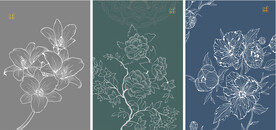 装饰画 抽象花朵