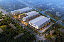 厂房鸟瞰效果图