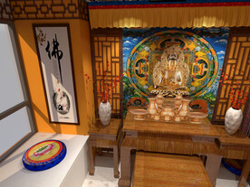 家里佛堂设计案例效果图