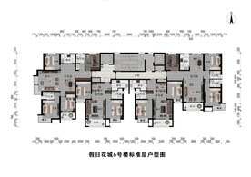 房地产彩色户型图设计案例