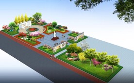 校园文化游园效果图