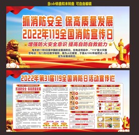 消防宣传展板