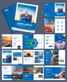 物流公司招商宣传画册