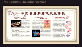 中医养肝护肝宣传栏