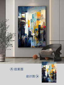 现代抽象极简几何创意装饰画