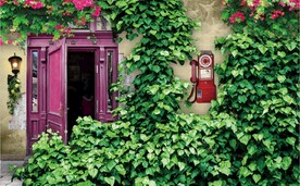 欧美田园风家居场景背景墙壁画