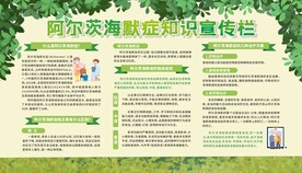 阿尔茨海默症宣传栏