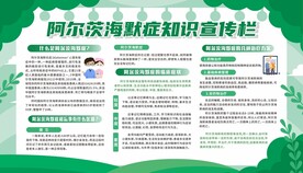 阿尔茨海默症宣传栏