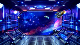 窗外梦幻星空3D立体