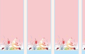 汉服粉色灯笼兔子