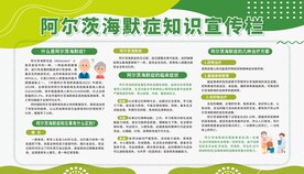 阿尔茨海默症宣传栏