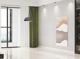 北欧客厅空场景